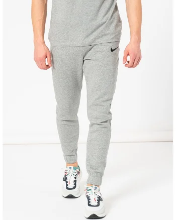 Pantaloni sport pentru barbai,  buzunare laterale, Negru/Gri melange