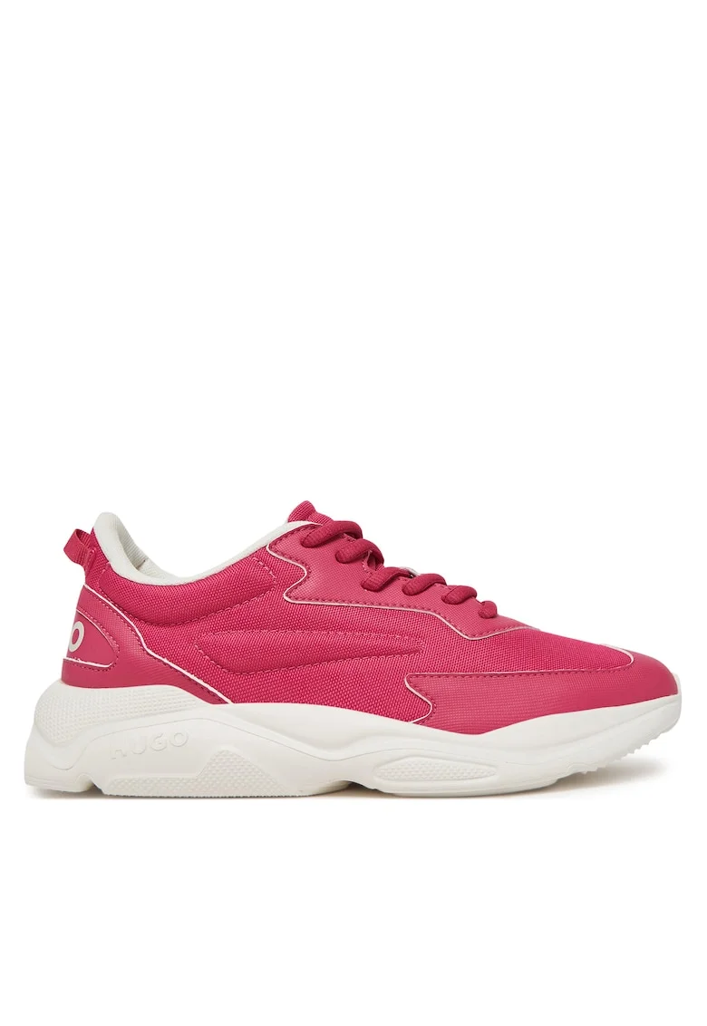 Pantofi sport dama  model Leon Runn, roz, material textil,