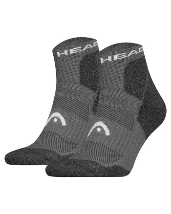 Set de 2 perechi de sosete scurte cu model unisex, pentru drumetii All Climates, Gri