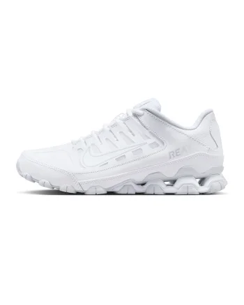 Pantofi Reax 8 din piele si material textil pentru fitness, Alb optic