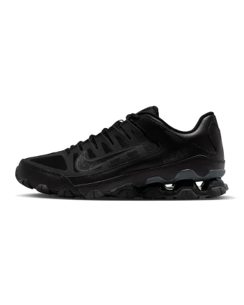 Pantofi Reax 8 din piele si material textil pentru fitness, Negru