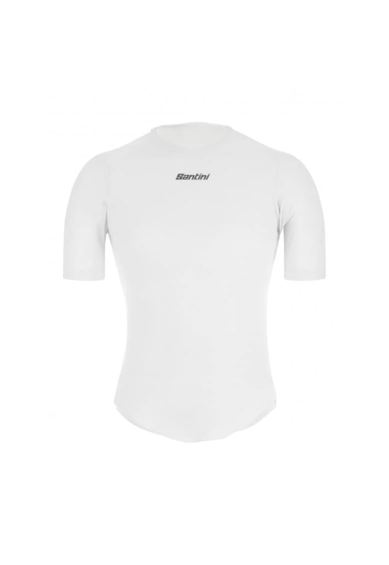 Tricou ciclism barbati  Delta Baselayer, Alb