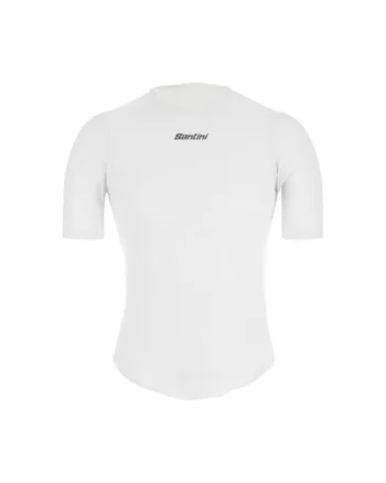 Tricou ciclism barbati  Delta Baselayer, Alb
