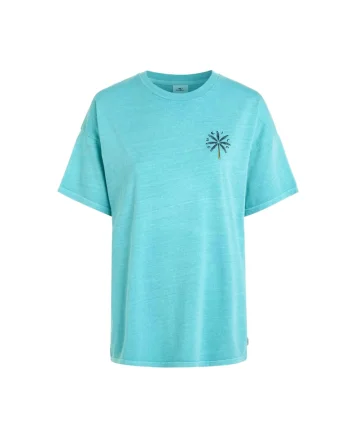 Tricou dama  Beach Vintage Hight On Tides, Albastru