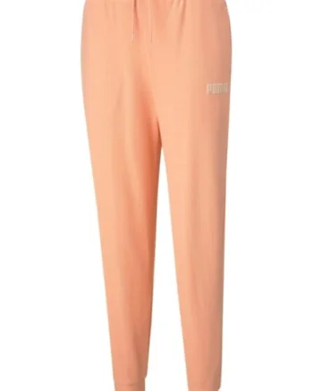 Pantaloni sport dama,  Bumbac/Poliester, Portocaliu,
