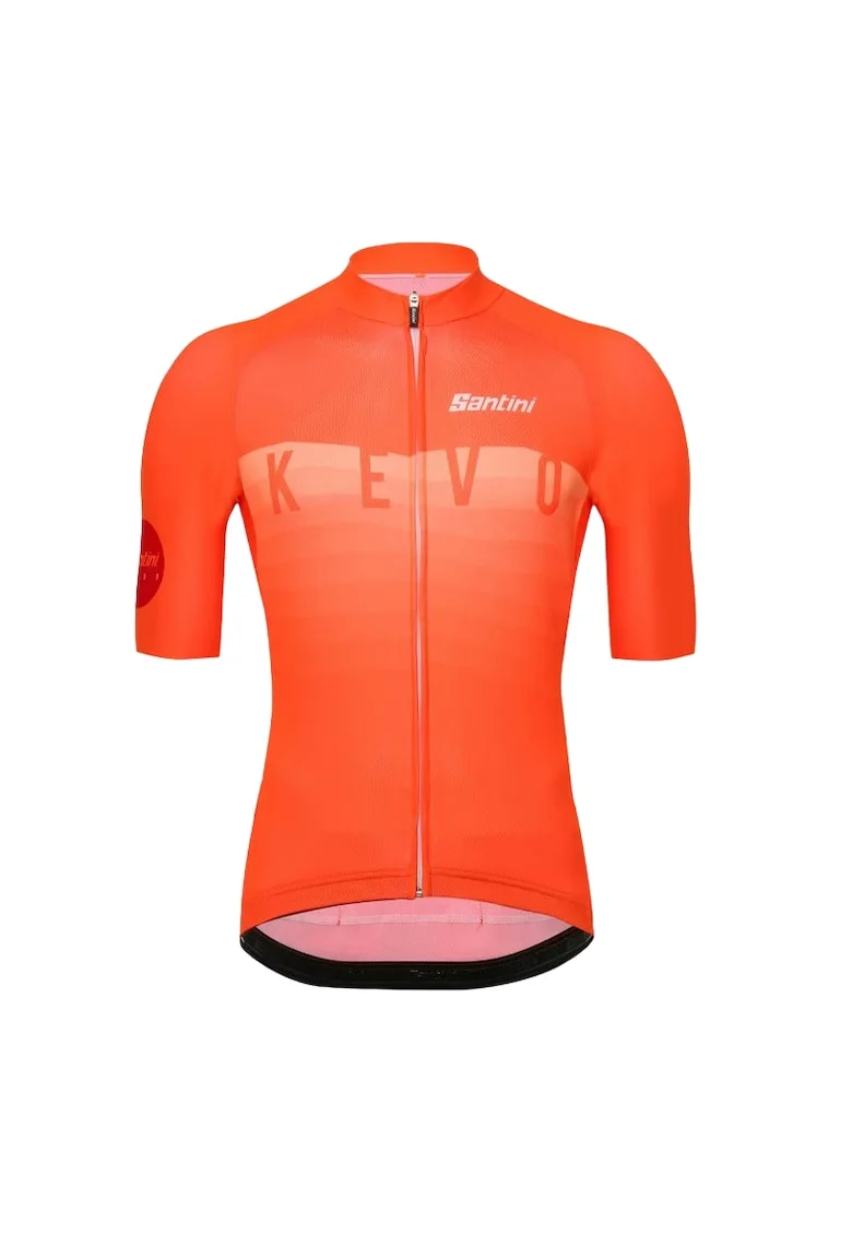 Tricou ciclism barbati  Kevo, Portocaliu