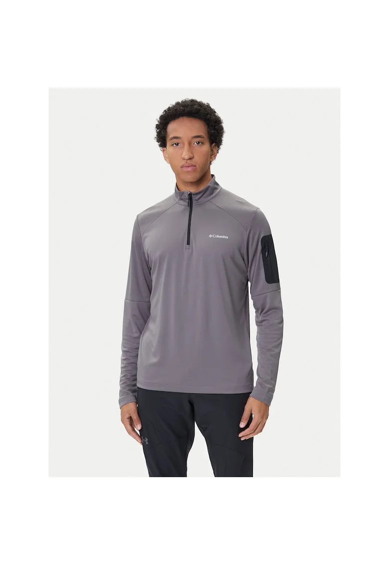 Tricou sport barbati,  gri, poliester, Gri