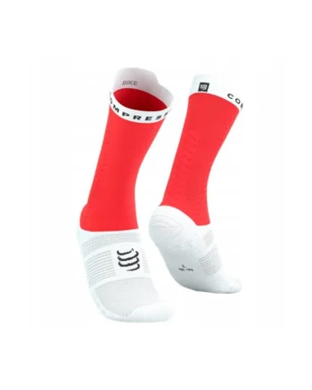 Sosete compresie ciclism  Pro Racing v4.0 Bike SS 2025, Rosu | Alb
