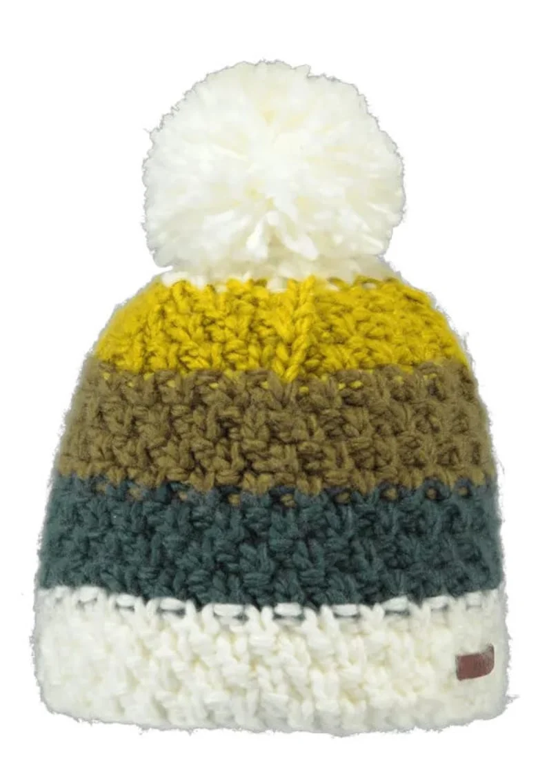 Caciula BARTS Jokum Beanie, Alb/Verde, Copii
