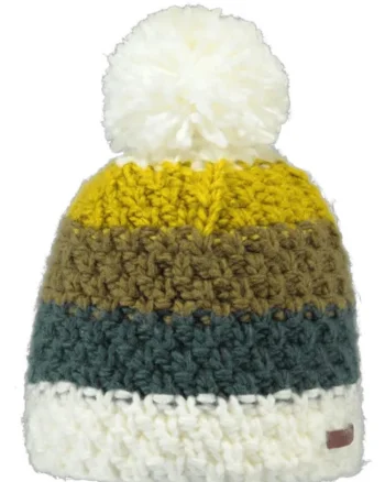 Caciula BARTS Jokum Beanie, Alb/Verde, Copii