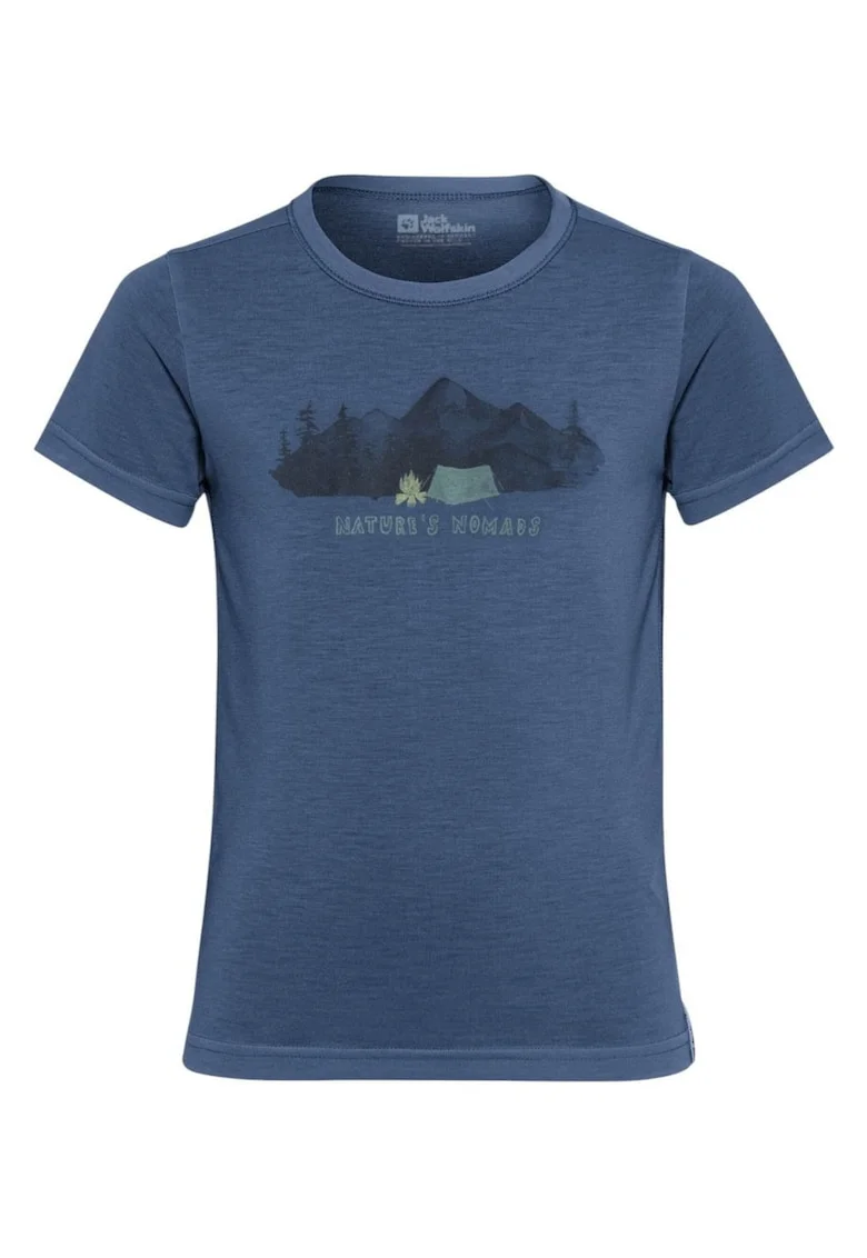 Tricou copii  Hiking Graphic SS 2025-Bleumarin-140