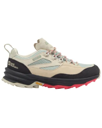 Pantofi trekking dama  Cyrox Texapore Low SS 2025-Verde, Negru/Verde menta