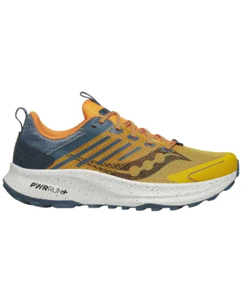 Pantofi alergare trail barbati  Ride TR 2 SS 2025, Portocaliu/Albastru