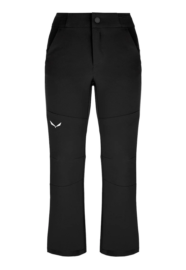 Pantaloni trekking copii  Puez Durastretch-Negru-140