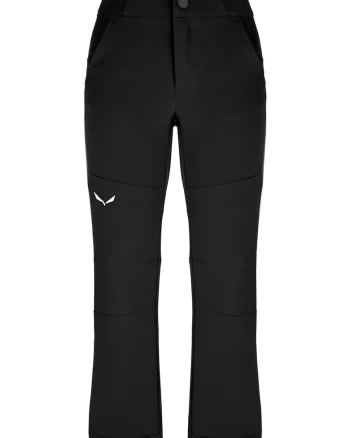 Pantaloni trekking copii  Puez Durastretch-Negru-140