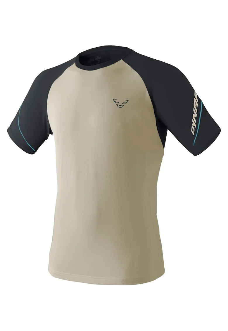 Tricou alergare barbati  Alpine Pro, Negru/Bej