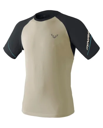 Tricou alergare barbati  Alpine Pro, Negru/Bej