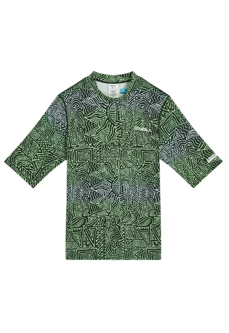 Tricou copii  Skin Protectie UV SS, Verde/Negru