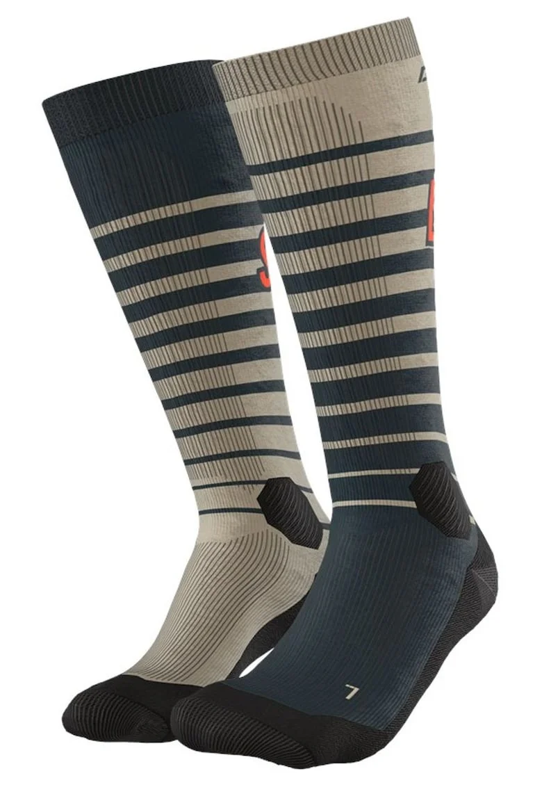 Sosete schi  FT Graphic, Negru/Maro