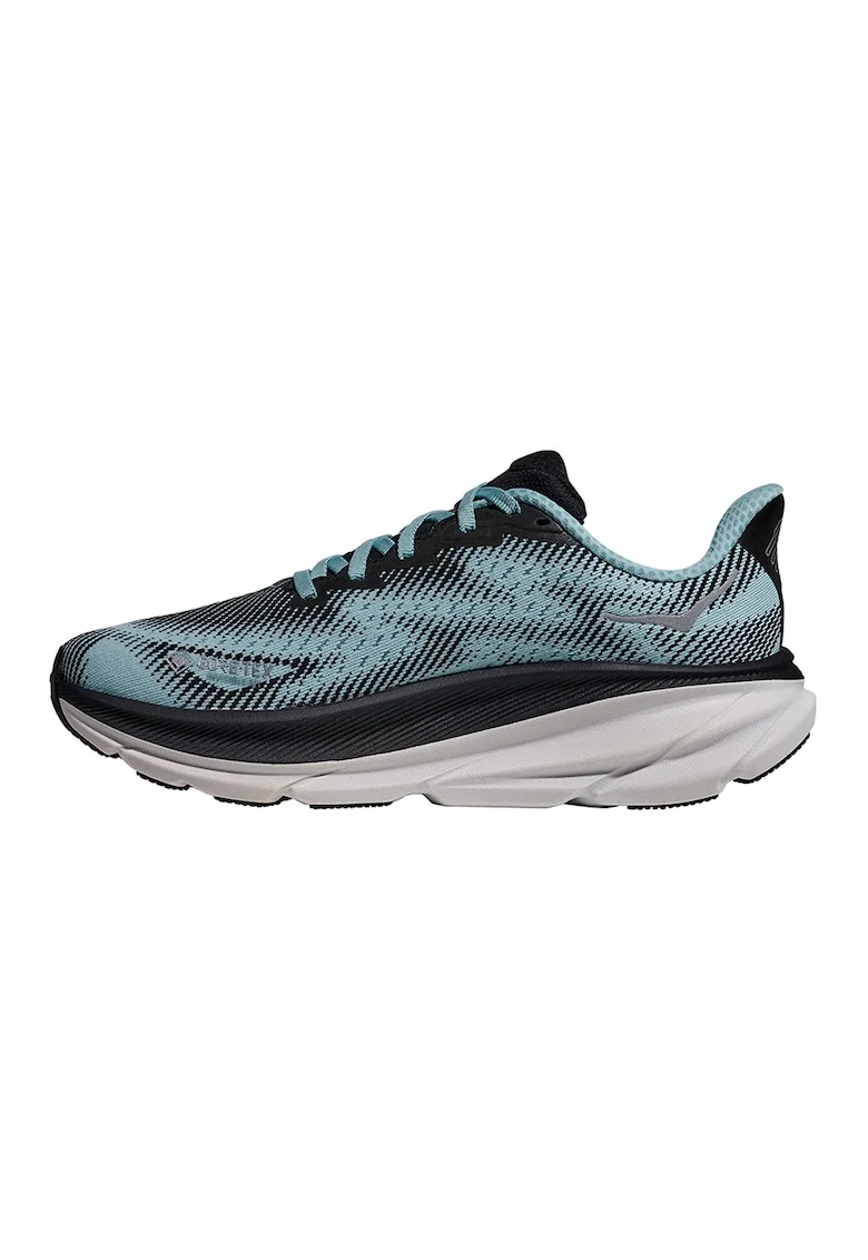 Pantofi Clifton 9 GTX impermeabili pentru alergare, Negru/Bleumarin