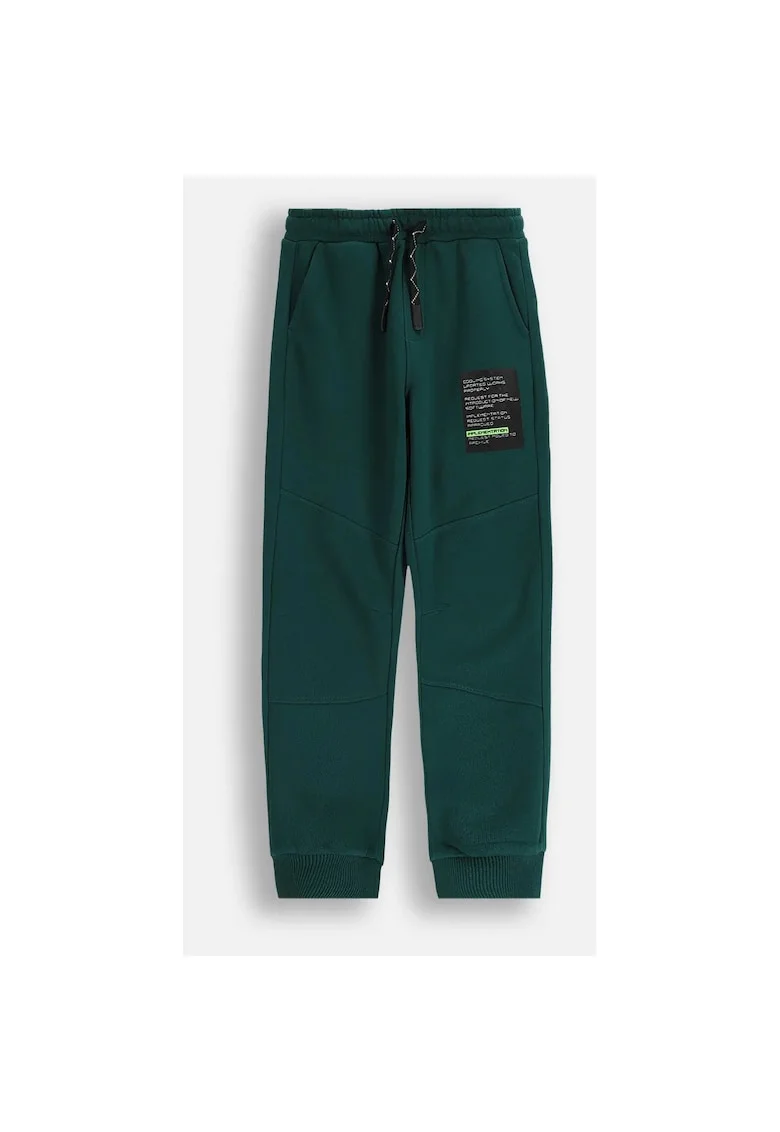 Pantaloni de trening cu buzunare oblicedwqfwq, Verde padure