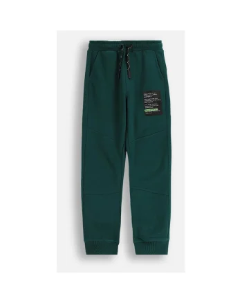 Pantaloni de trening cu buzunare oblicedwqfwq, Verde padure