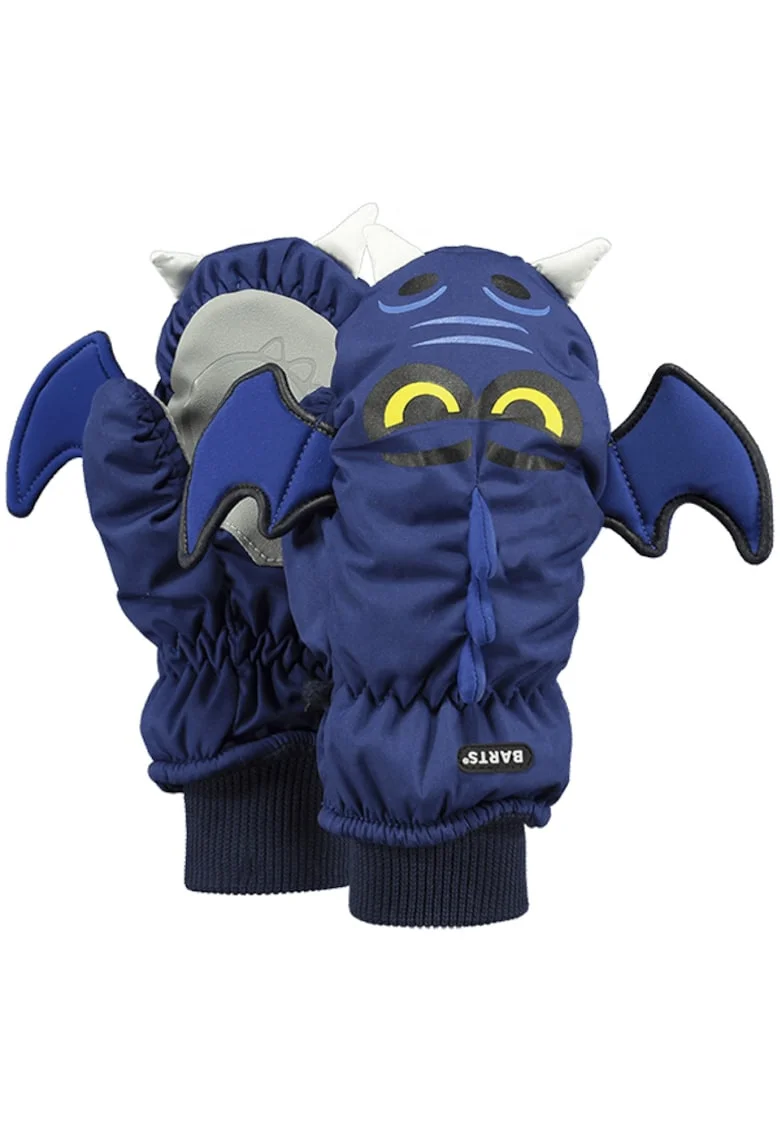Manusi ski  Nylon Mitts 3D, pentru copii, marime, Bleumarin