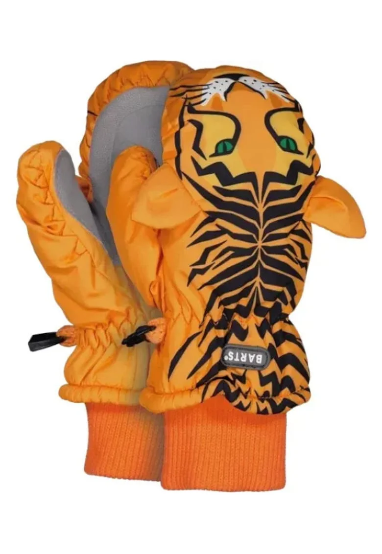 Manusi  Nylon Mitts 3D, Portocaliu, 6-8 ani