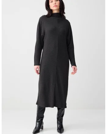 Rochie-pulover midi, Gri antracit
