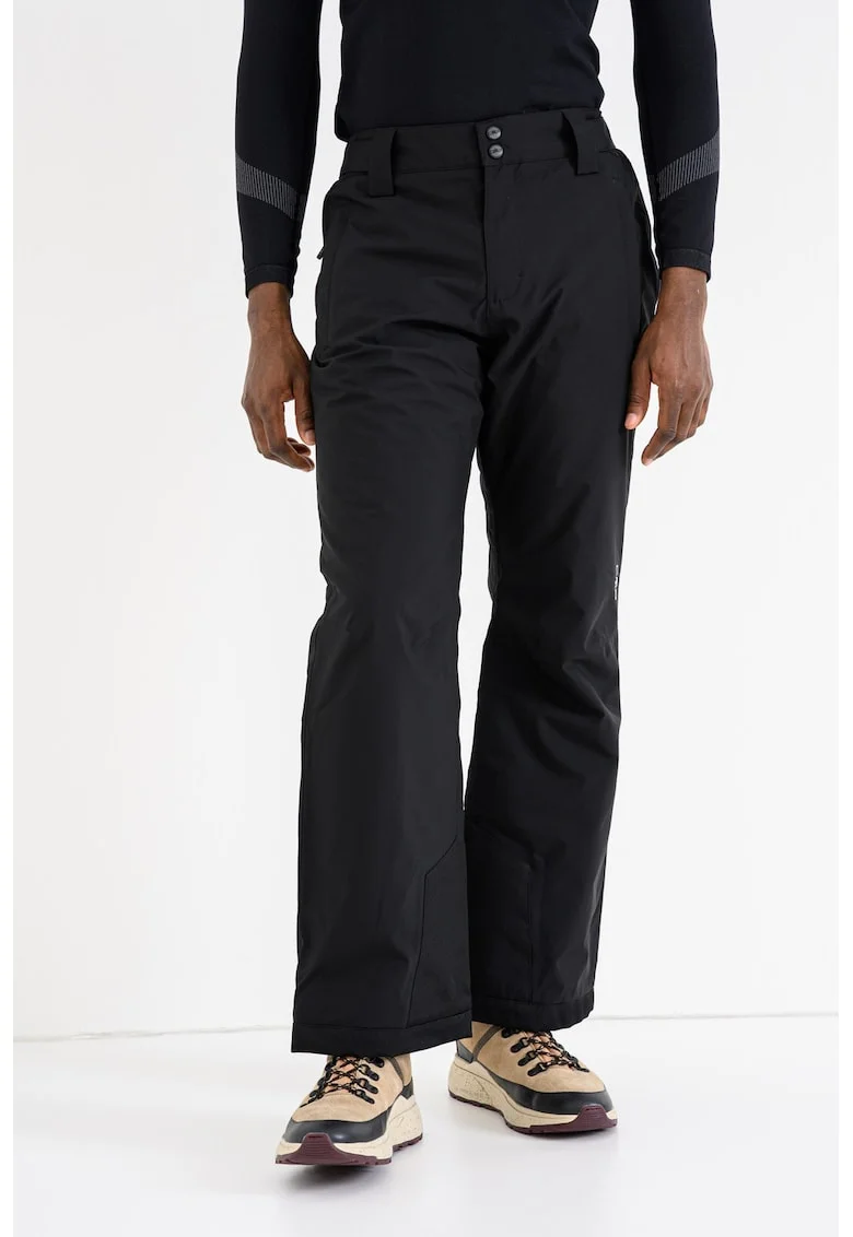 Pantaloni cu talie medie pentru schi, Negru