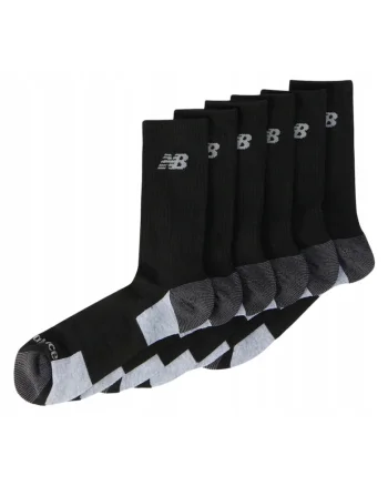 Set Sosete Sport  LAS51356EU BK Marime 39 42 Negru Material Respirabil Pentru Circulatia Aerului Tehnologie De Evacuare A Umiditatii Ajustare Elastica Pentru Confort Inalt Zone Intarite Durabile 6 Perechi