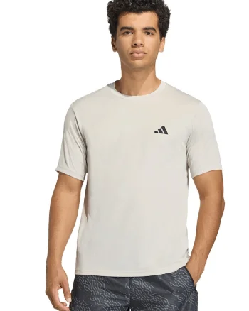 Tricou cu decolteu rotund, pentru fitness, Negru/Maro deschis