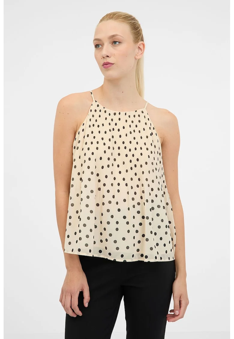 Bluza cu buline, Negru/Bej inchis