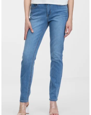Blugi slim fit, Albastru cobalt