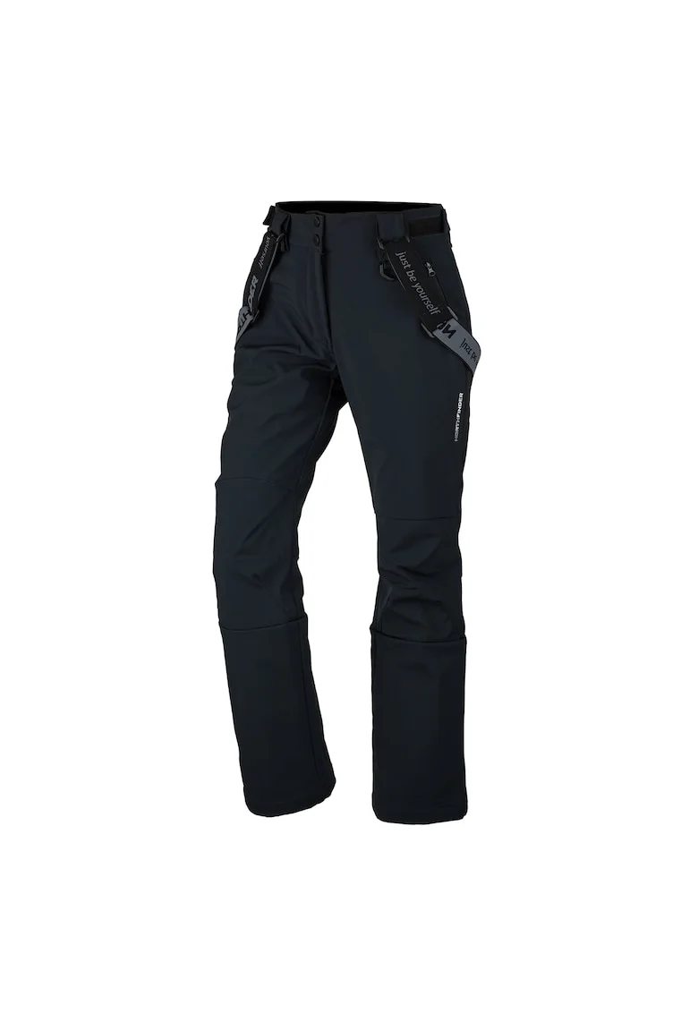 Women's winter ski softshell pants 3l ISABELA, Negru