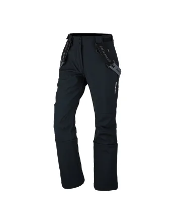 Women's winter ski softshell pants 3l ISABELA, Negru