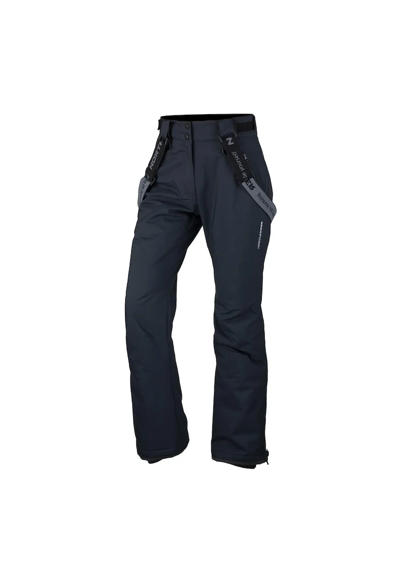 Women's comfortable ski pants 10K/10K BRYLEE, Negru