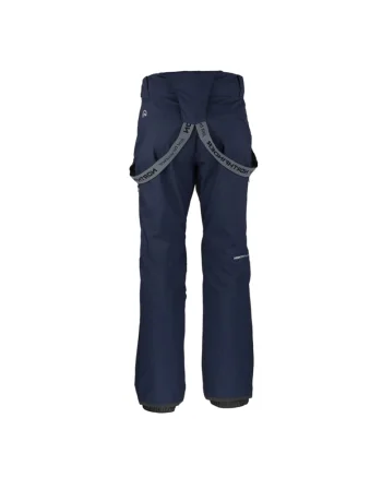Men's ski pants with braces ISHAAN, Bleumarin