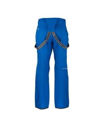 Men's ski pants with braces ISHAAN, Albastru
