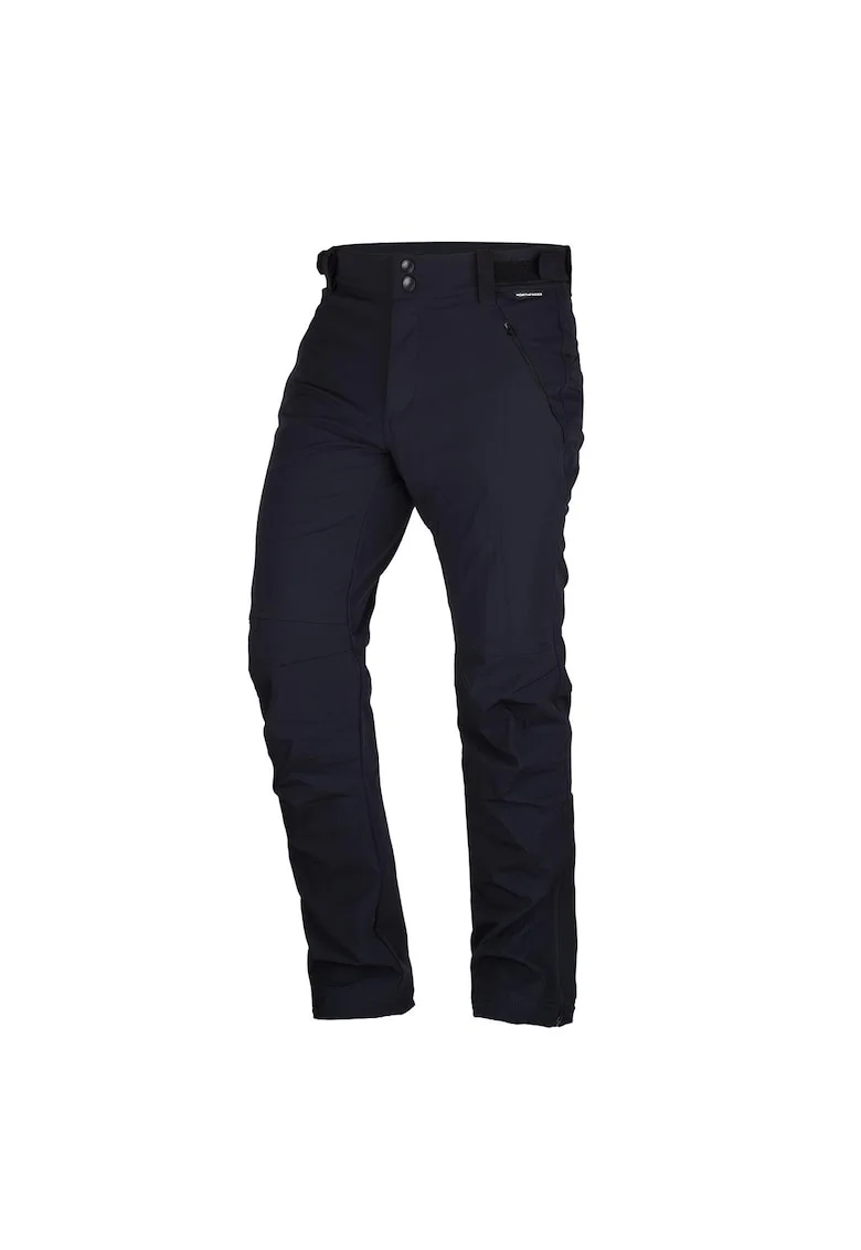 Men's stretch softshell hiking pants 3L MADISYN, Negru