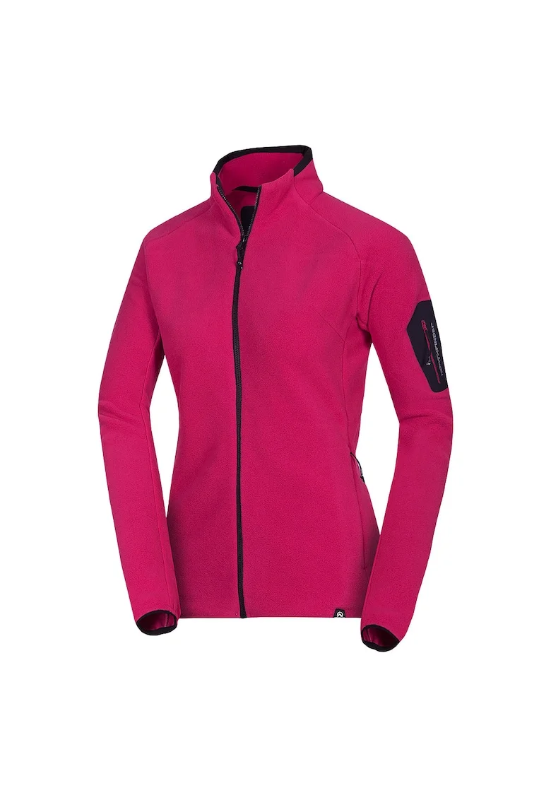 Women's Polartec® fleece sweatshirt SIROKA, Rosu