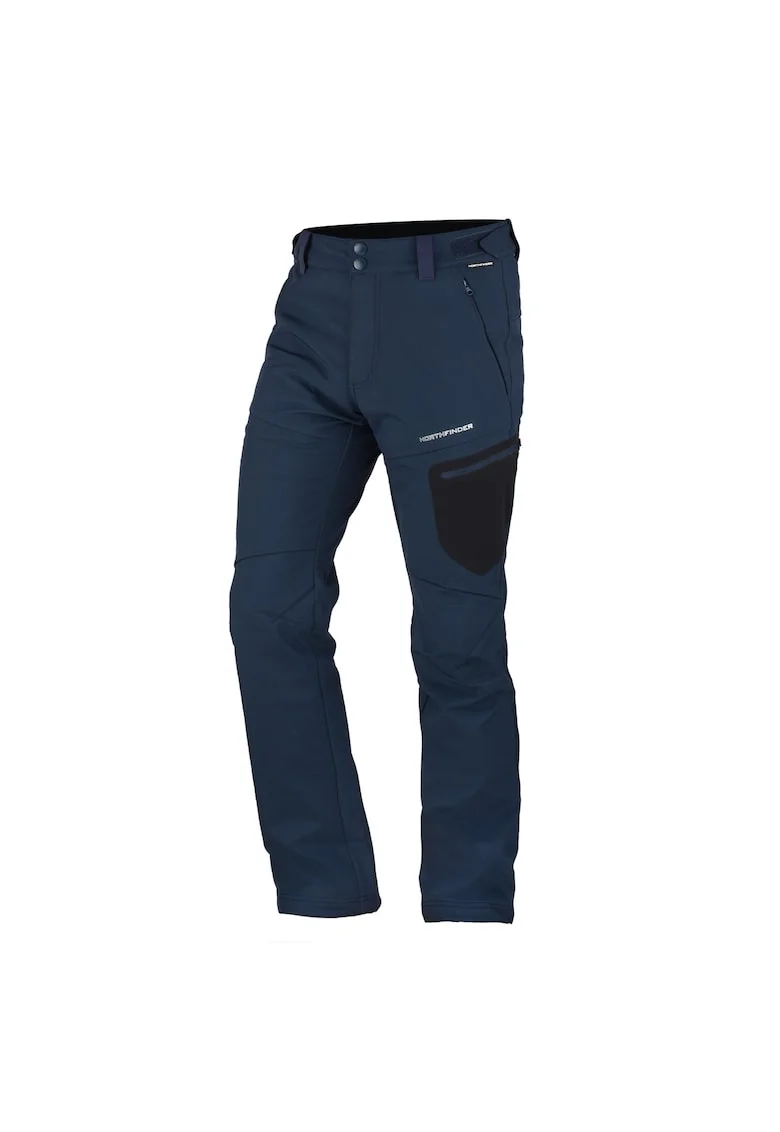 Men's insulated softshell trousers GINEMON NO-5007OR, Bleumarin
