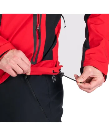 Men´s ski softshell jacket BORUM, Rosu