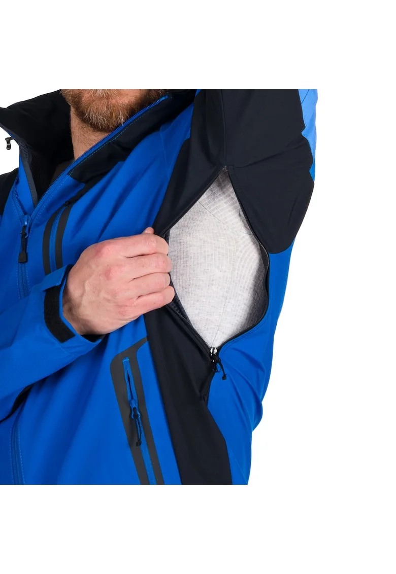Men´s ski softshell jacket BORUM, Albastru