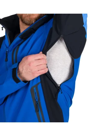 Men´s ski softshell jacket BORUM, Albastru