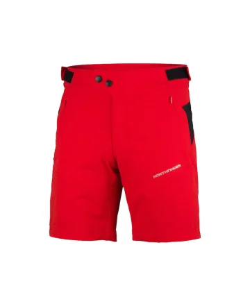 Men's bike shorts LOKE, Rosu