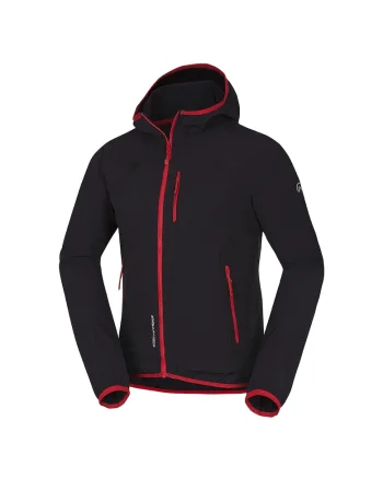 Men's softshell jacket active CASE, Negru
