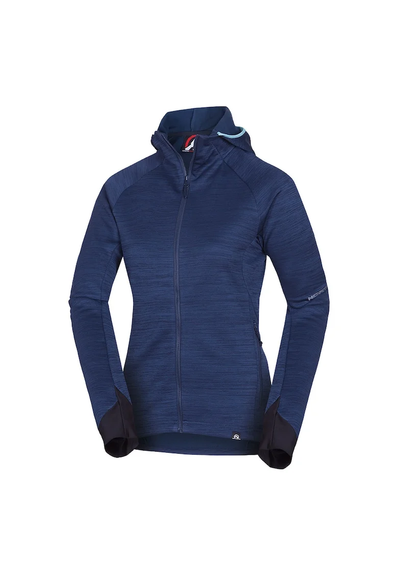 Women's universal functional hoodie BUIN, Albastru melange
