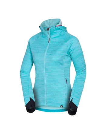 Women's universal functional hoodie BUIN, Albastru deschis