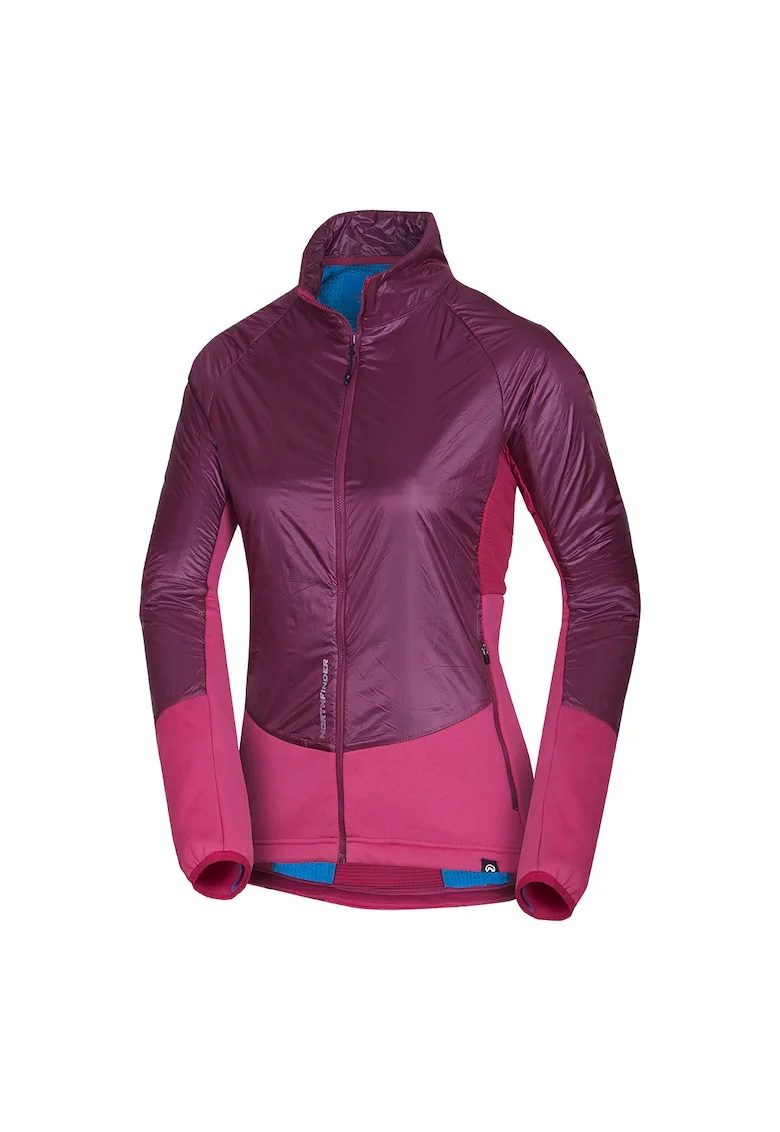 Women's hybrid jacket Polartec® ZLOMISKOVA, Rosu cireasa